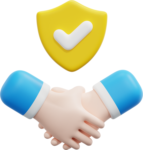 trust 3d render icon illustration